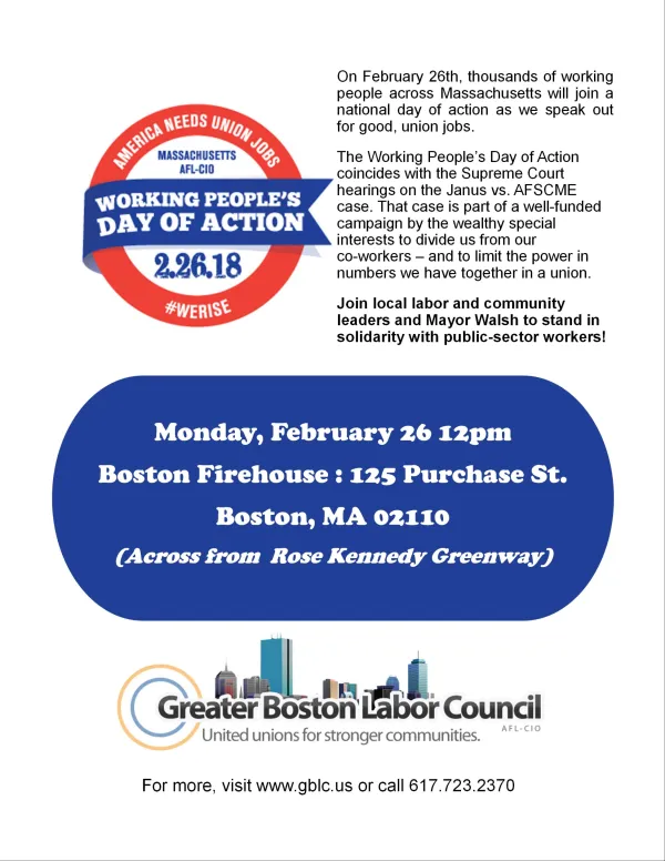 Working People's Day of Action 2018