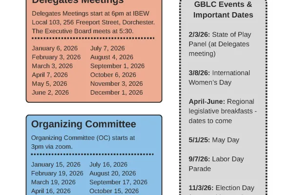 2026 GBLC Delegates Calendar